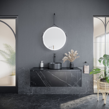 Тумба под раковину Sancos  Stone ST120NM Nero Marquina